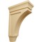 Ekena Millwork 2 3/4"W x 5 1/2"D x 8"H Mini Lucan Wood Corbel, Alder CORW03X06X08LUAL - alternate 1